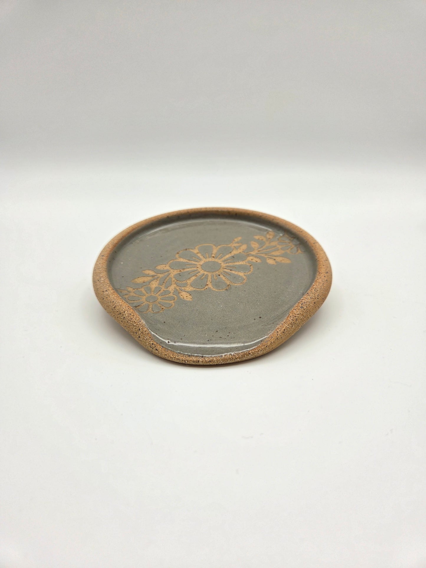 Sage Flower Spoon Rest
