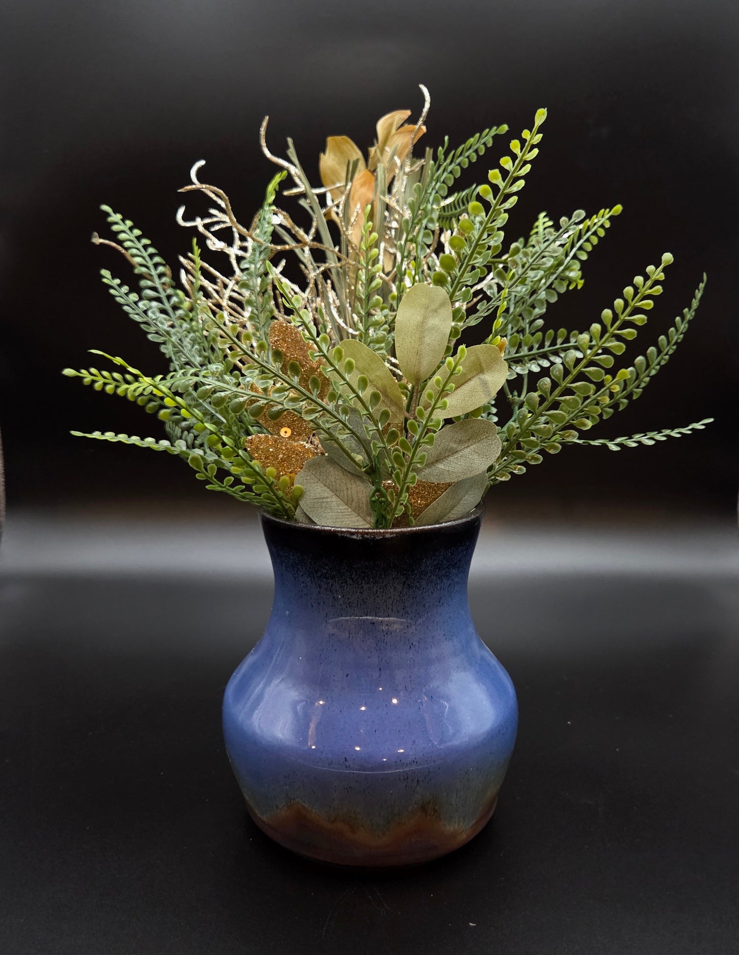 Azure Ember Vase