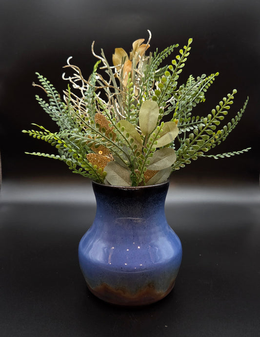 Azure Ember Vase