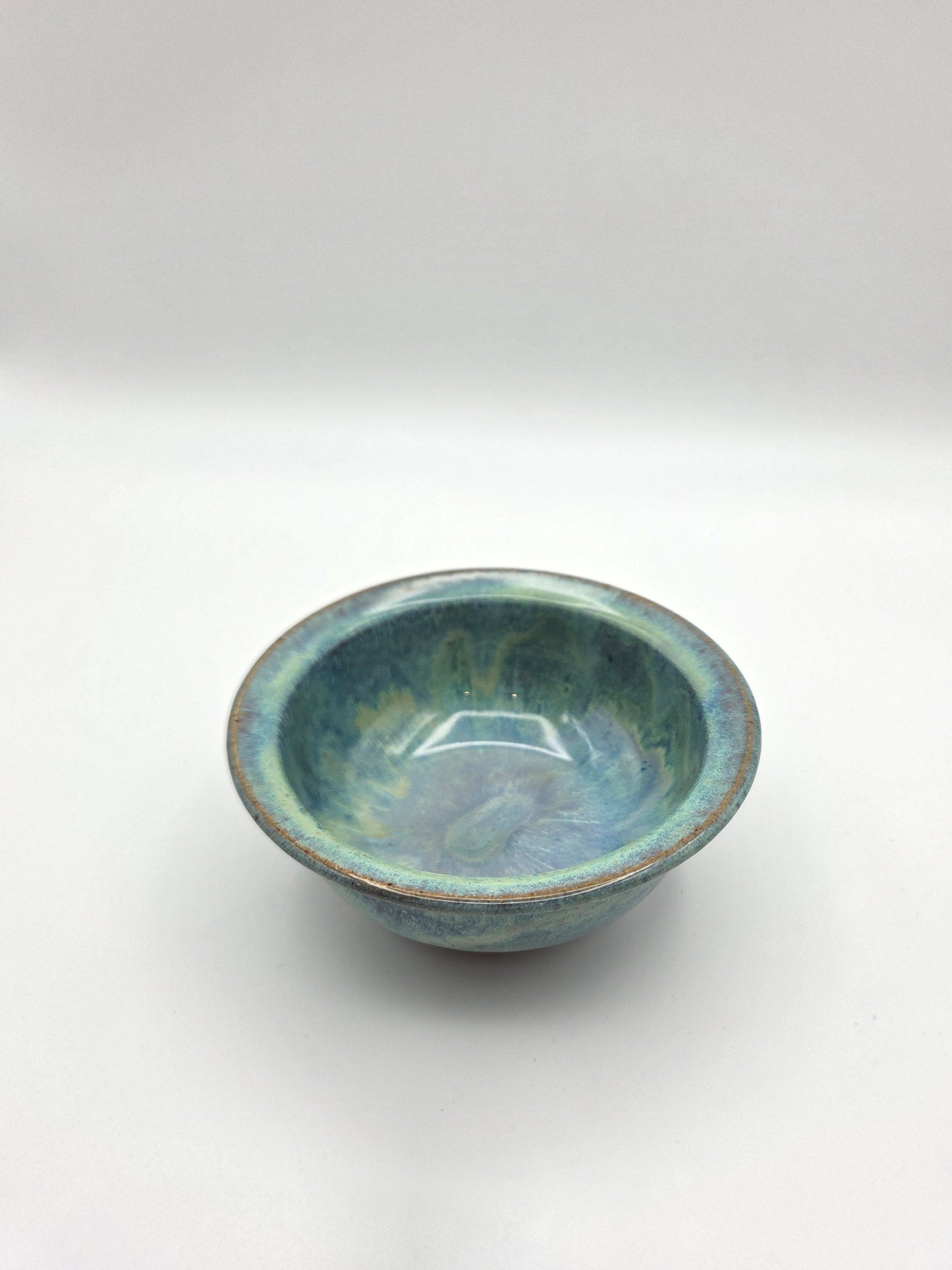 Tidal Pool Small Rimmed Bowl