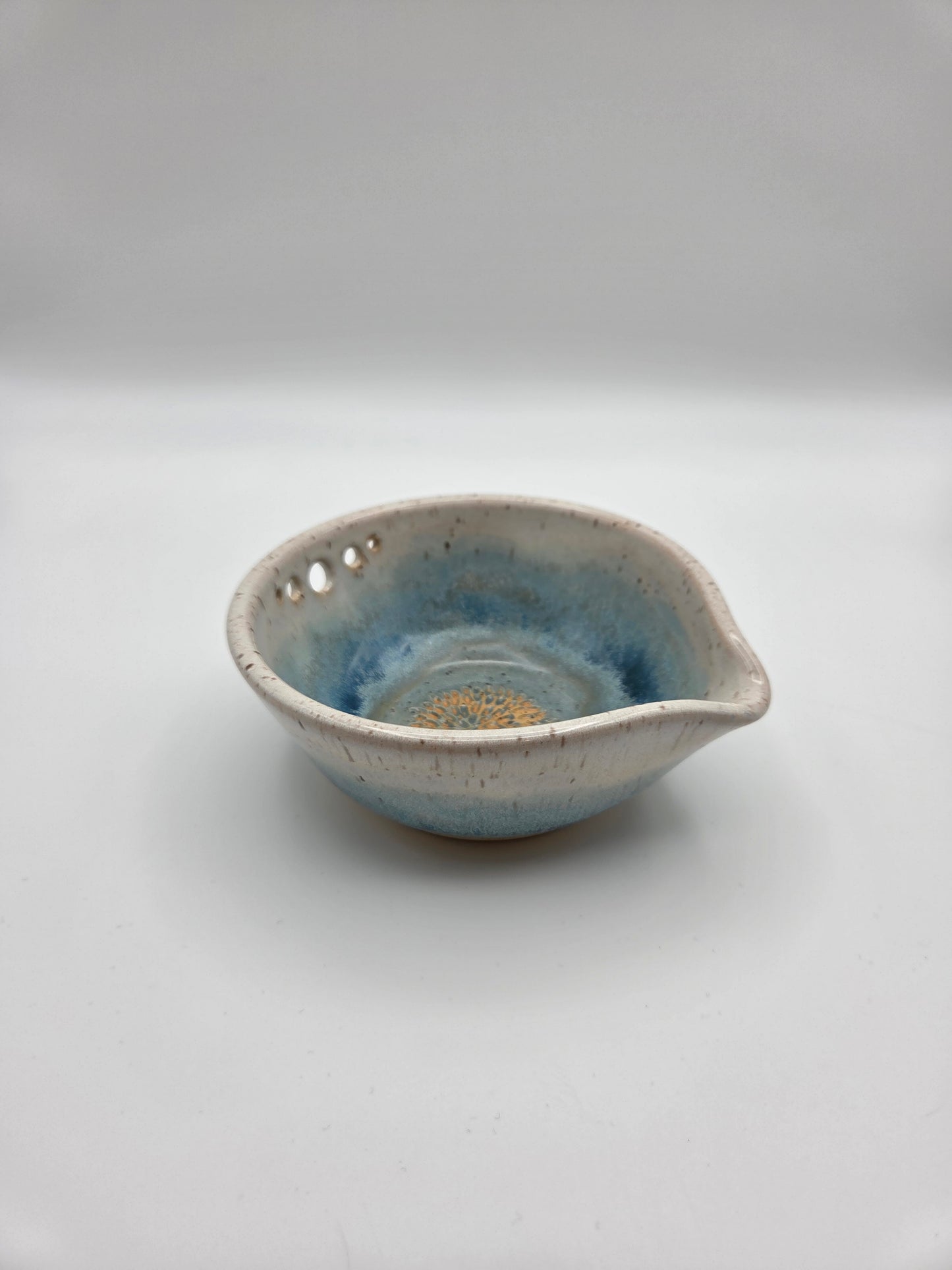 Frosted Herb Stripper Dressing Bowl