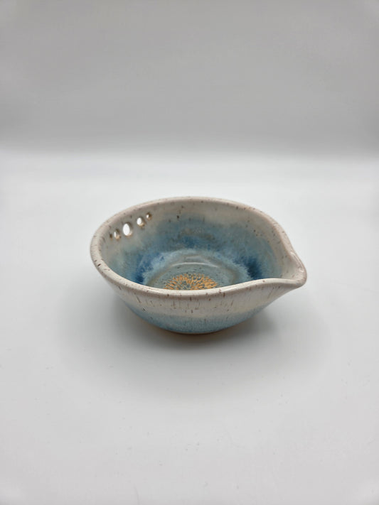 Frosted Herb Stripper Dressing Bowl