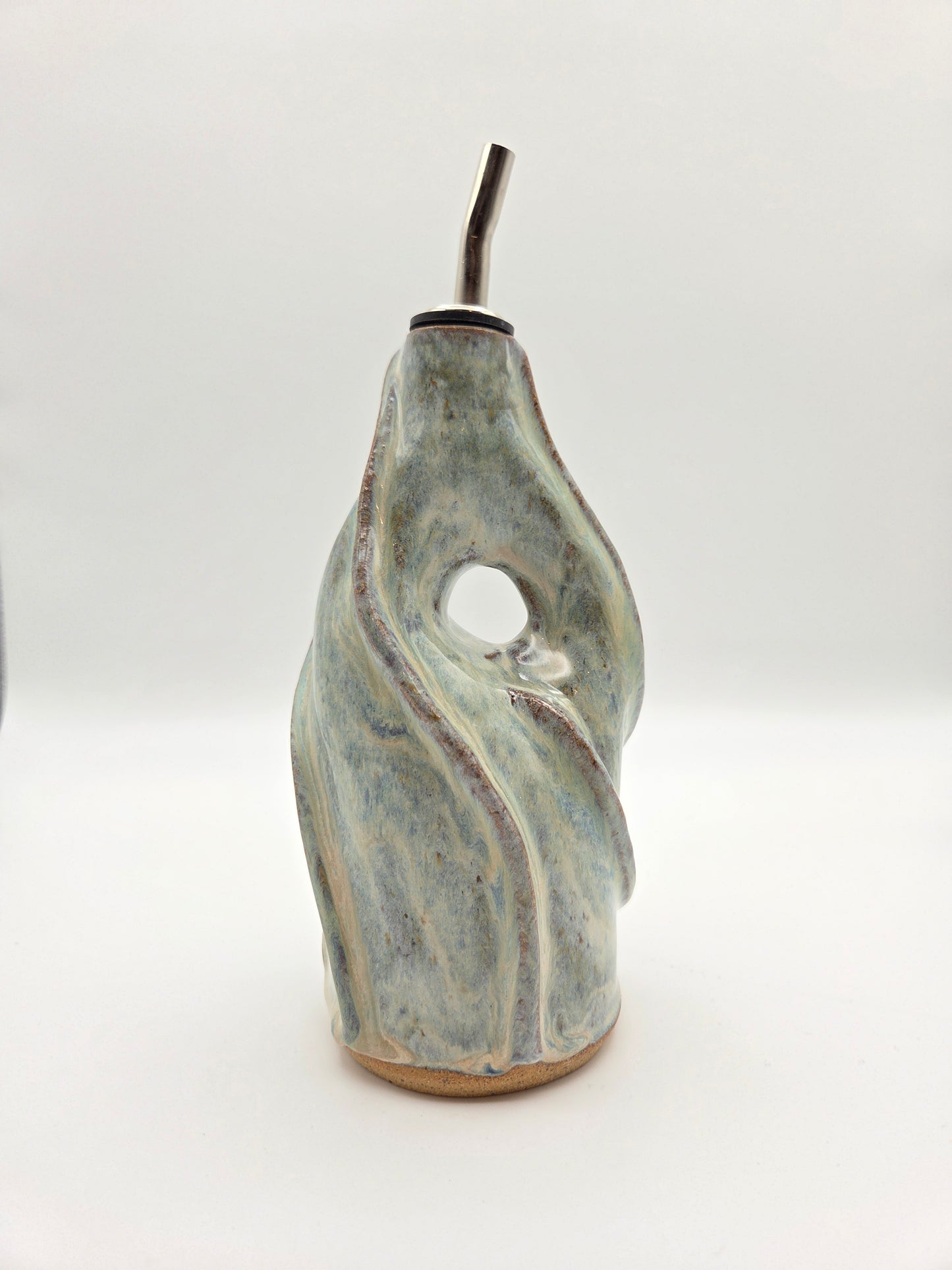 Curvy Sandstone Oil Bottle