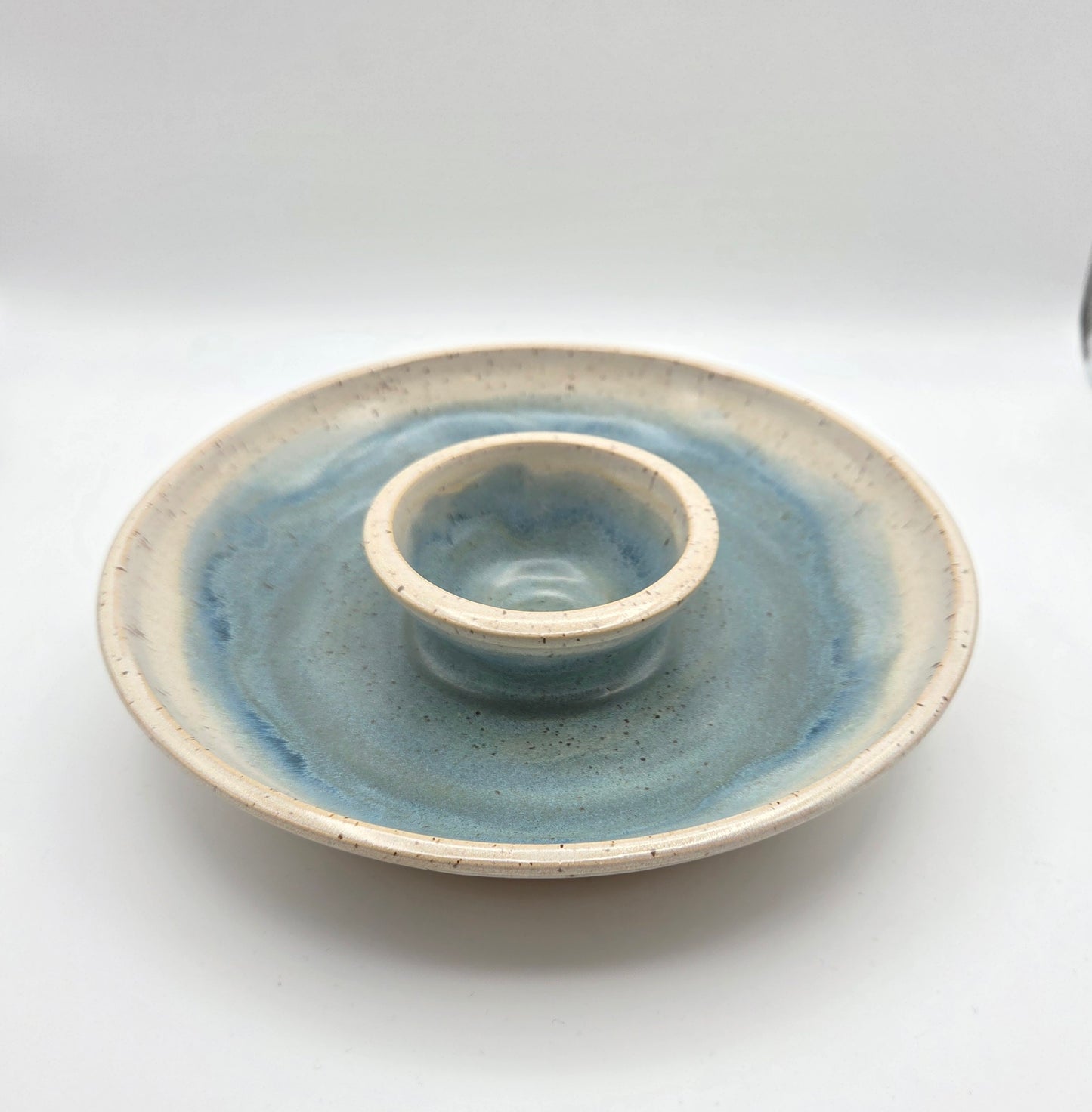 Ice Blue Chip and Dip Platter