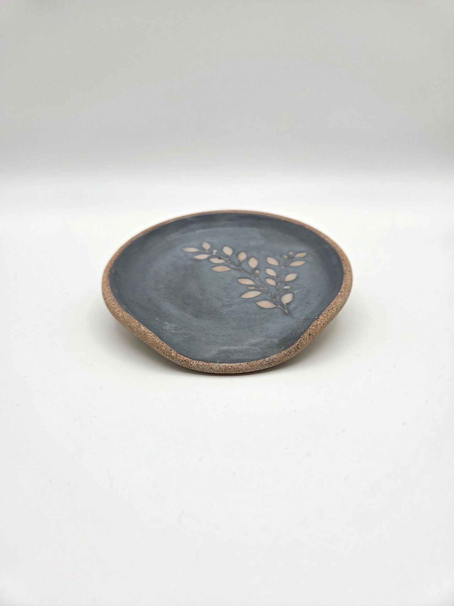 Blue Stone Leaves Spoon Rest