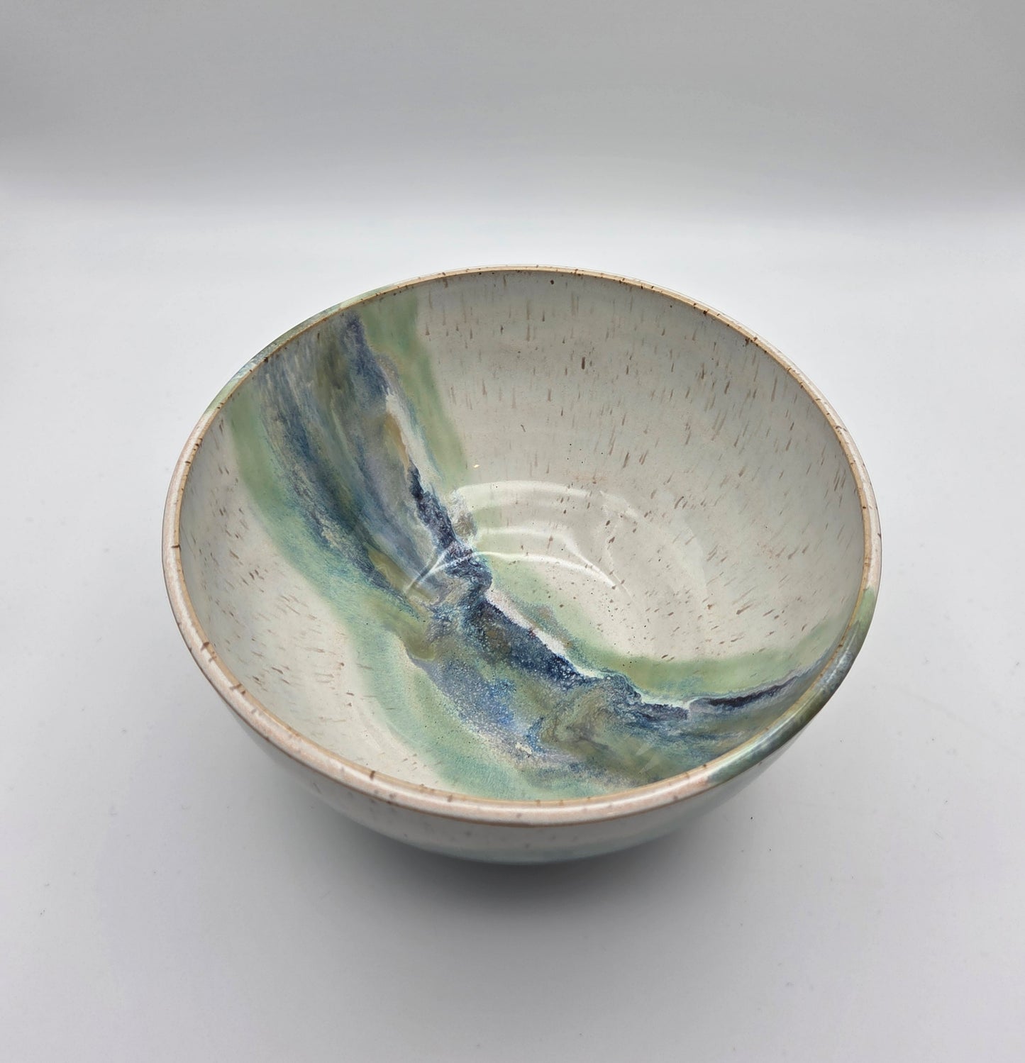 Blue Wave Serving Bowl