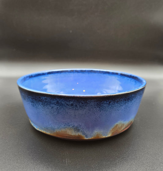 Azure Copper Serving Bowl