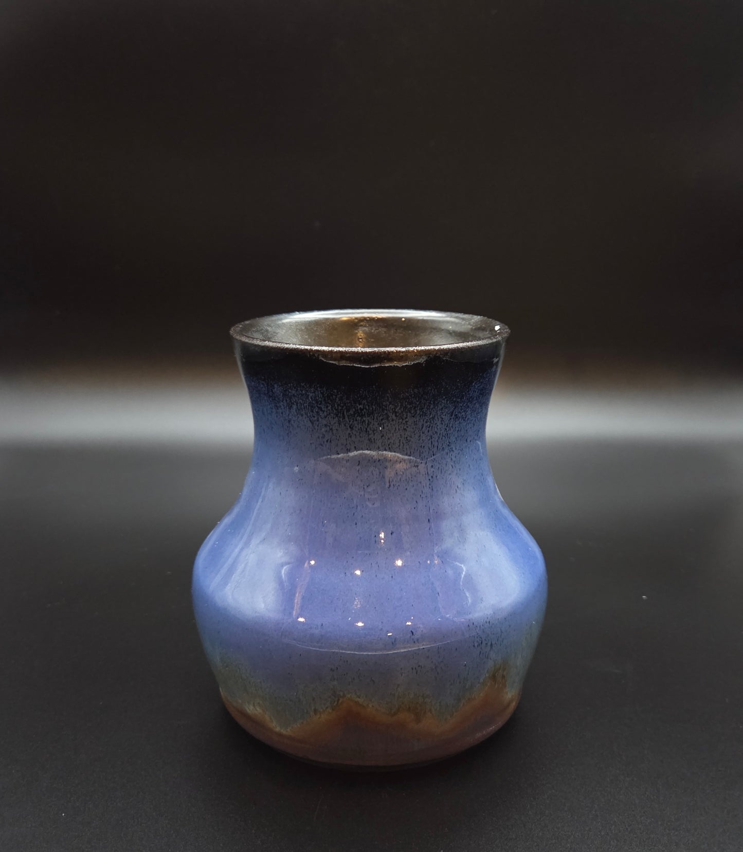 Azure Ember Vase